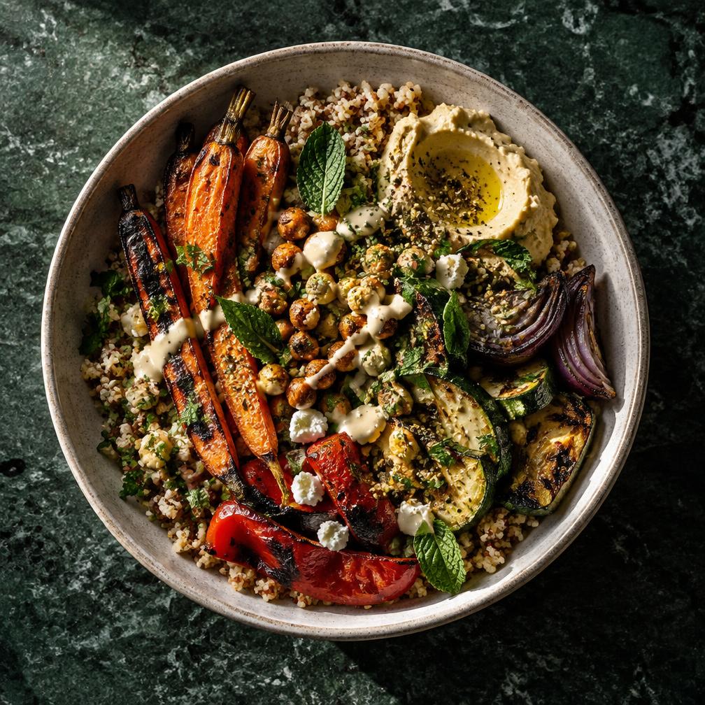 Nomaire fire-roasted vegetable bowl